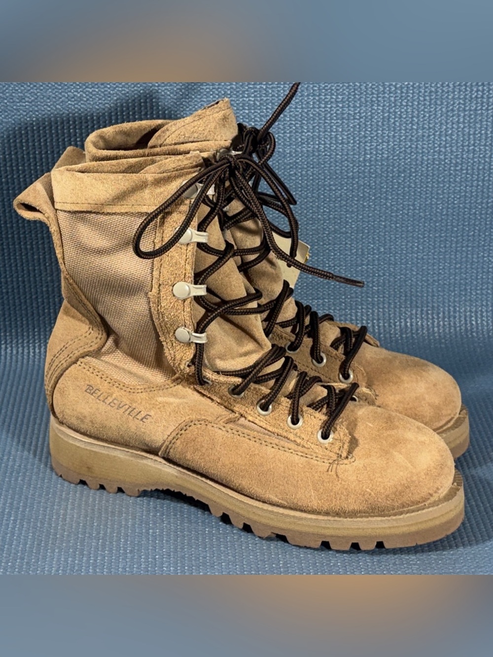 Belleville Tan Camel Gore Tex Infantry Combat Boot Men Sz 4.5 Women Size 6